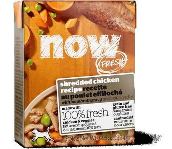 12/12.5 oz. Petcurean Now Fresh Grain Free Shredded Chicken For Dogs - Health/First Aid